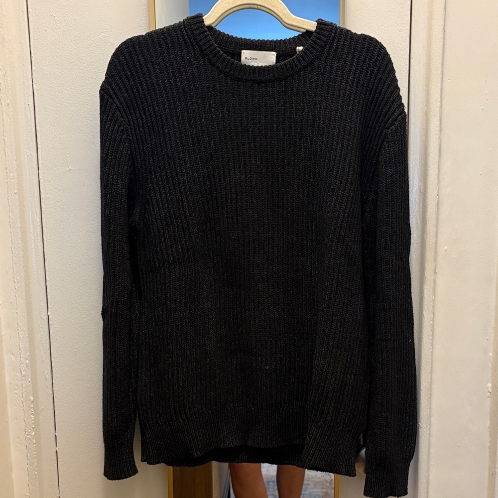 BLDWN Ribbed Crew Neck Sweater